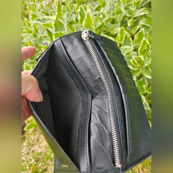 BALENCIAGA CASH VERT LONG WAL bi-fold long wallet - Picture 8 of 12